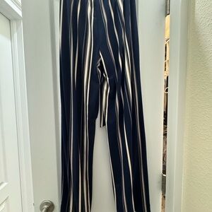 Maxine Nichols wide leg navy pants, sz S